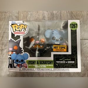 Funko Pop! Animation : Les Simpson (Spécial Halloween) - Itchy et Scratchy n° 1267 Special Edition Exclusive - Pops Portal